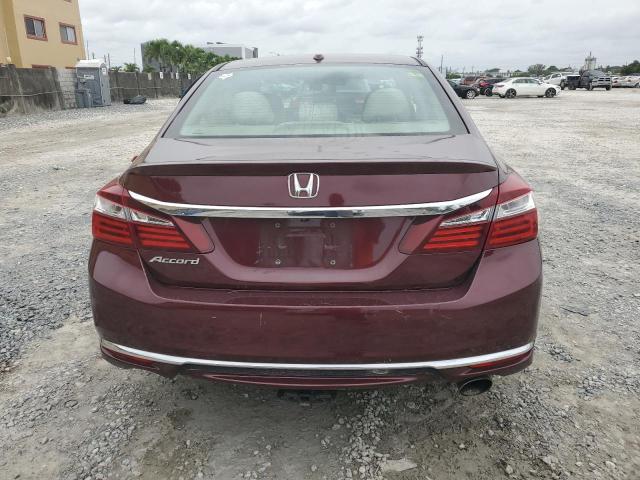 HONDA ACCORD 2016 Червоний
