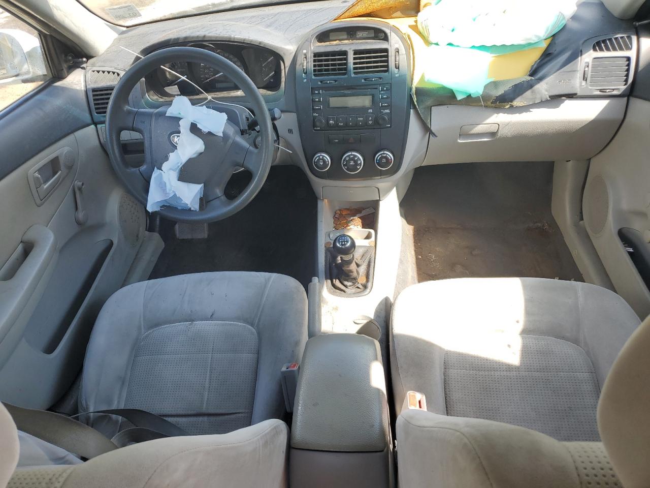 2008 Kia Spectra Ex VIN: KNAFE121285556006 Lot: 62515245