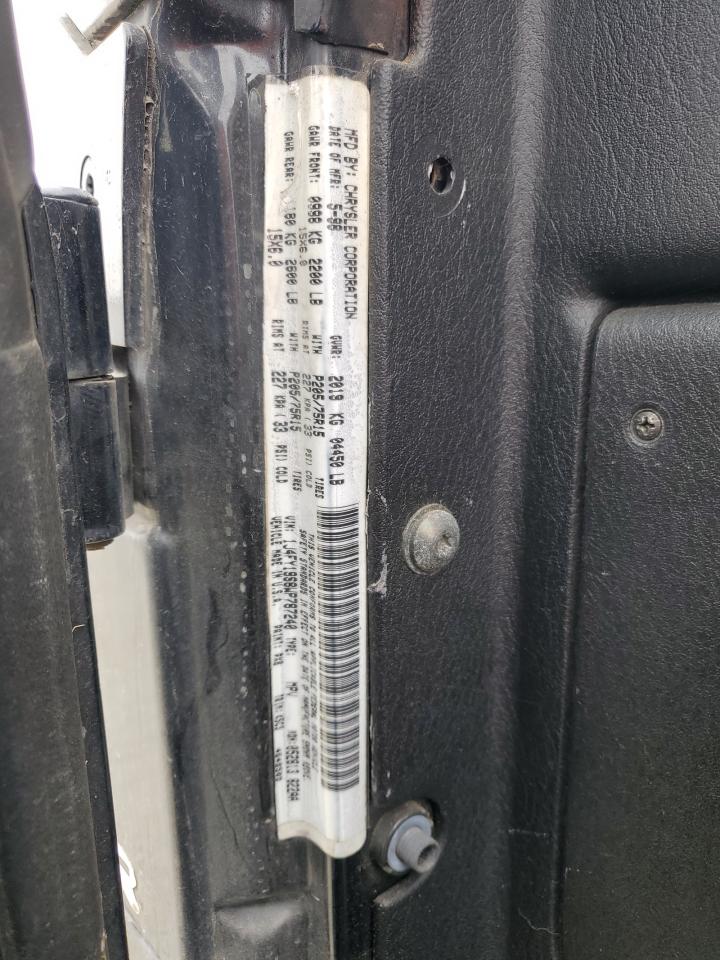 1998 Jeep Wrangler / Tj Sport VIN: 1J4FY19S8WP787240 Lot: 59595905