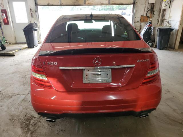  MERCEDES-BENZ C-CLASS 2013 Red