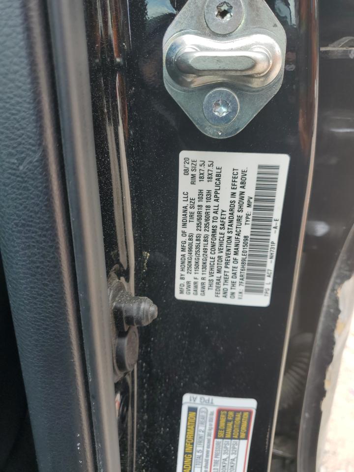 2020 Honda Cr-V Exl VIN: 7FART6H89LE015098 Lot: 60462865