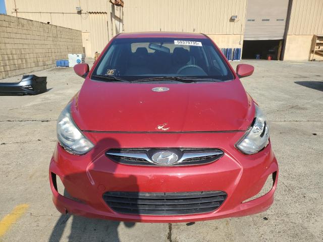  HYUNDAI ACCENT 2012 Червоний