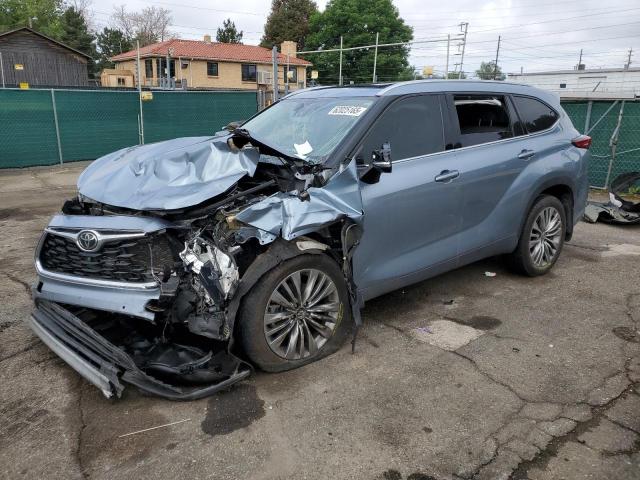  TOYOTA HIGHLANDER 2021 Синий