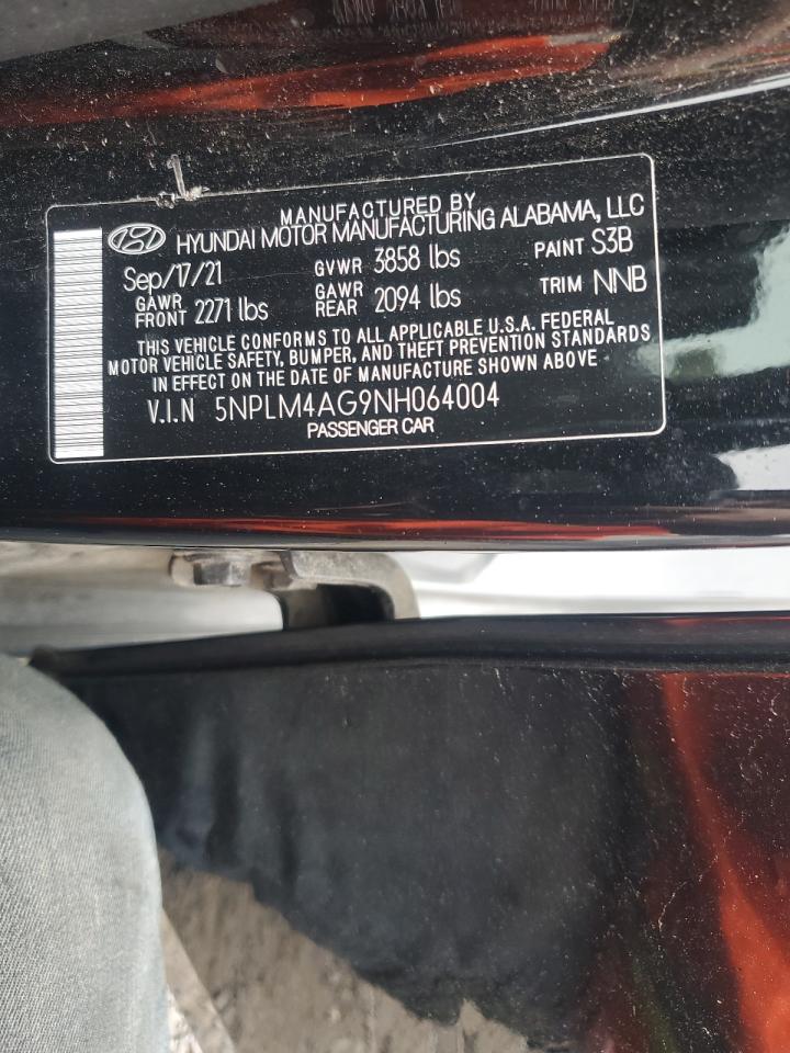 2022 Hyundai Elantra Sel VIN: 5NPLM4AG9NH064004 Lot: 62388965