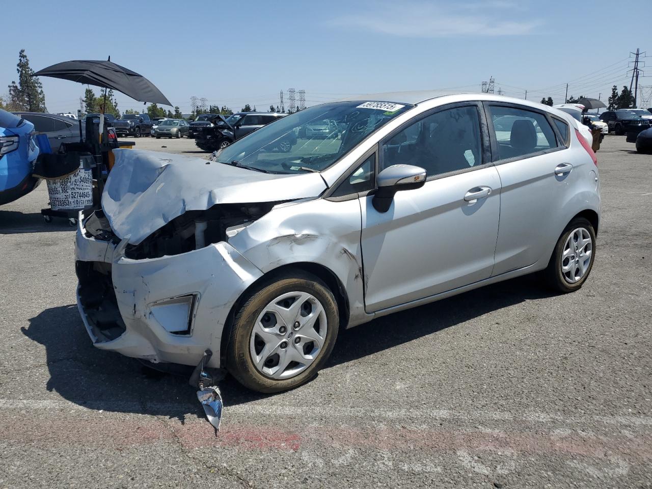 2013 Ford Fiesta Se იყიდება Rancho Cucamonga-ში, CA - Front End