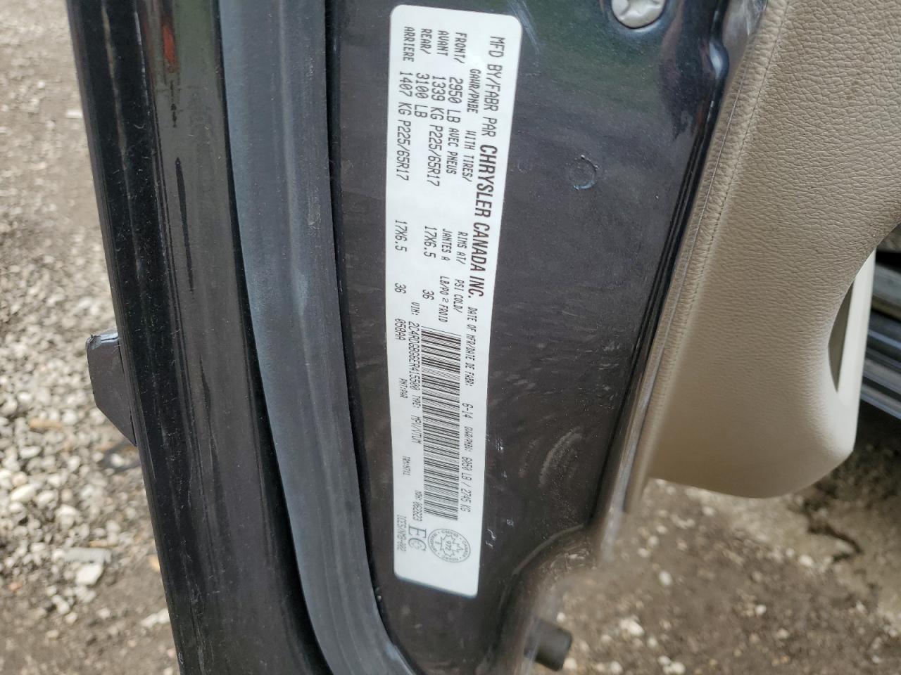 2014 Dodge Grand Caravan Se VIN: 2C4RDGBG6ER415500 Lot: 59614295