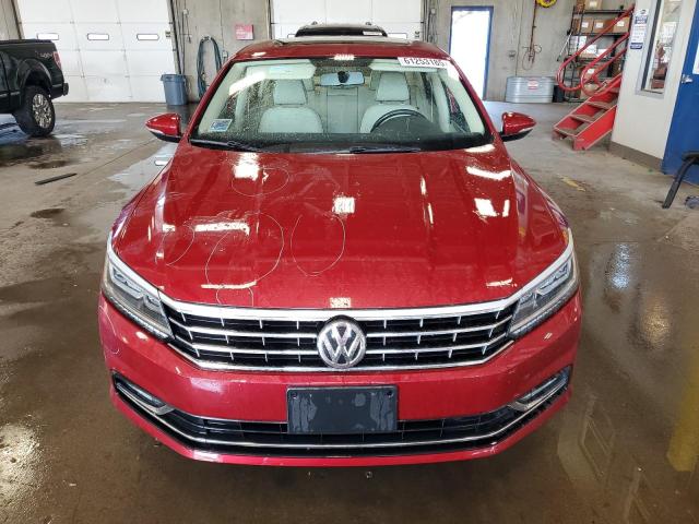  VOLKSWAGEN PASSAT 2017 Red