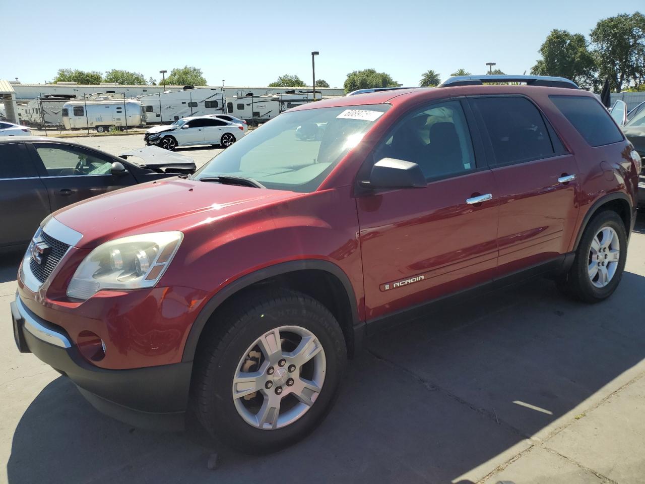 2008 Gmc Acadia Sle na sprzedaż w Sacramento, CA - Side