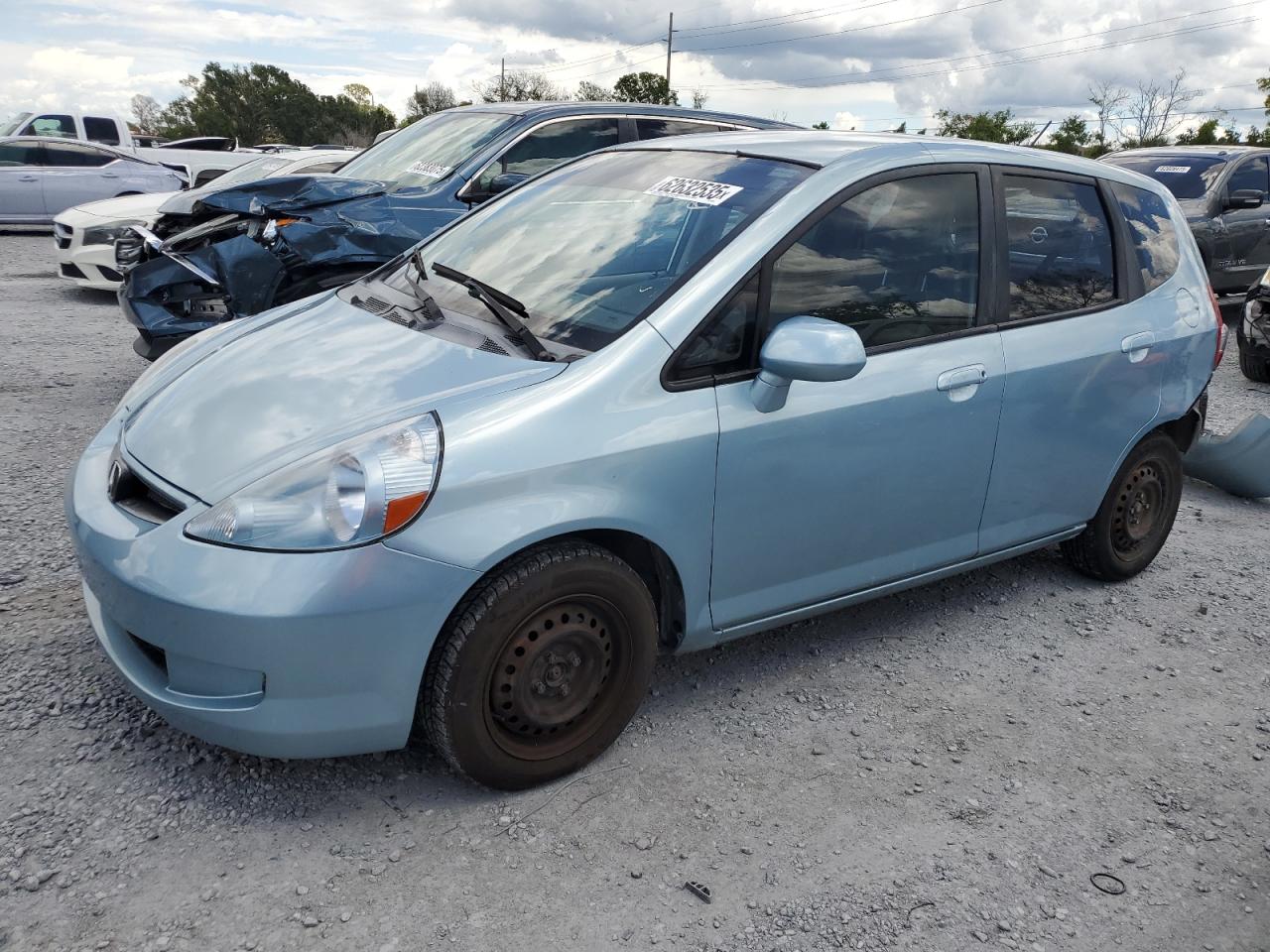 HONDA FIT 2007 VIN JHMGD374X7S039107