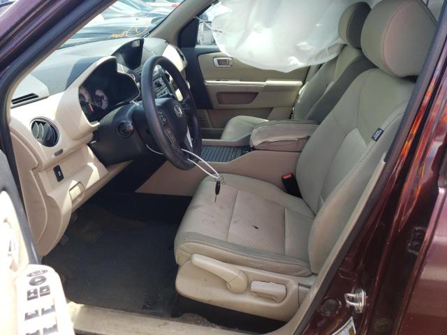  HONDA PILOT 2015 Bordowy