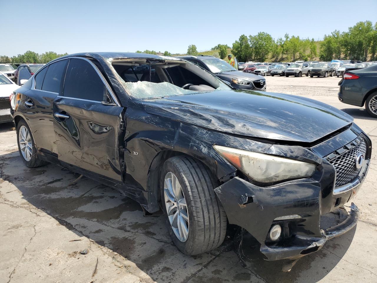 2014 Infiniti Q50 Base VIN: JN1BV7AR1EM695592 Lot: 59426805