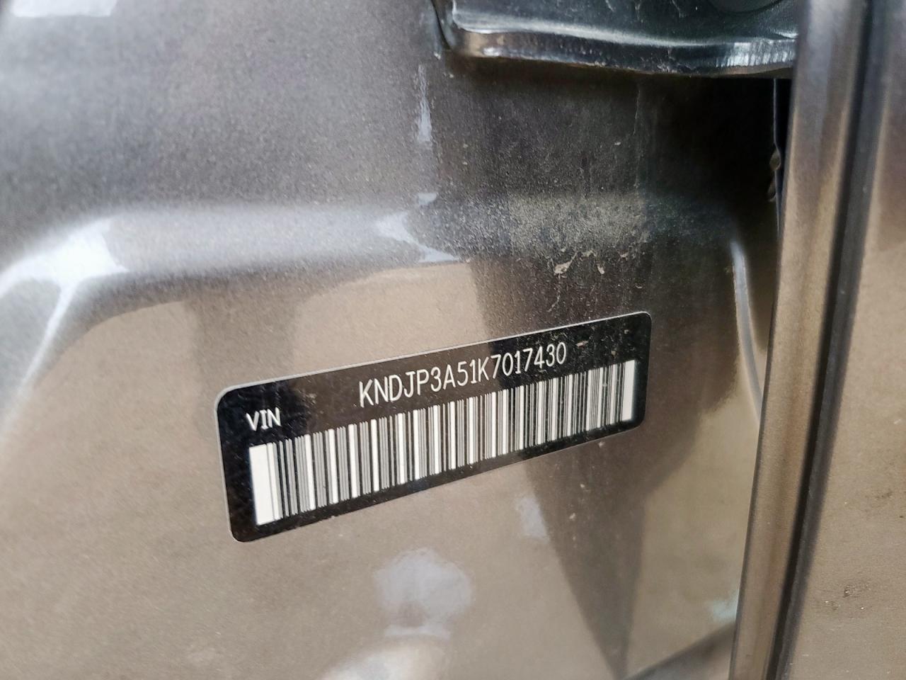 2019 Kia Soul + VIN: KNDJP3A51K7017430 Lot: 62552625