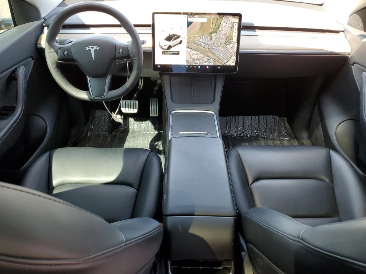 2021 Tesla Model Y VIN: 5YJYGDEF2MF245165 Lot: 61632395