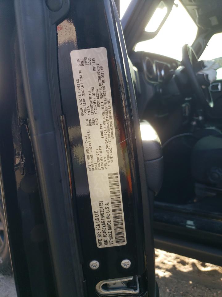 2022 Jeep Wrangler Sport VIN: 1C4GJXAG1NW201457 Lot: 60515735