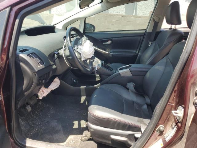 Hatchbacks TOYOTA PRIUS 2013 Fioletowy