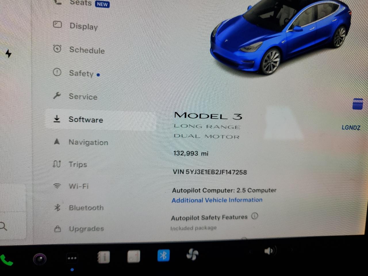 2018 Tesla Model 3 VIN: 5YJ3E1EB2JF147258 Lot: 63067905