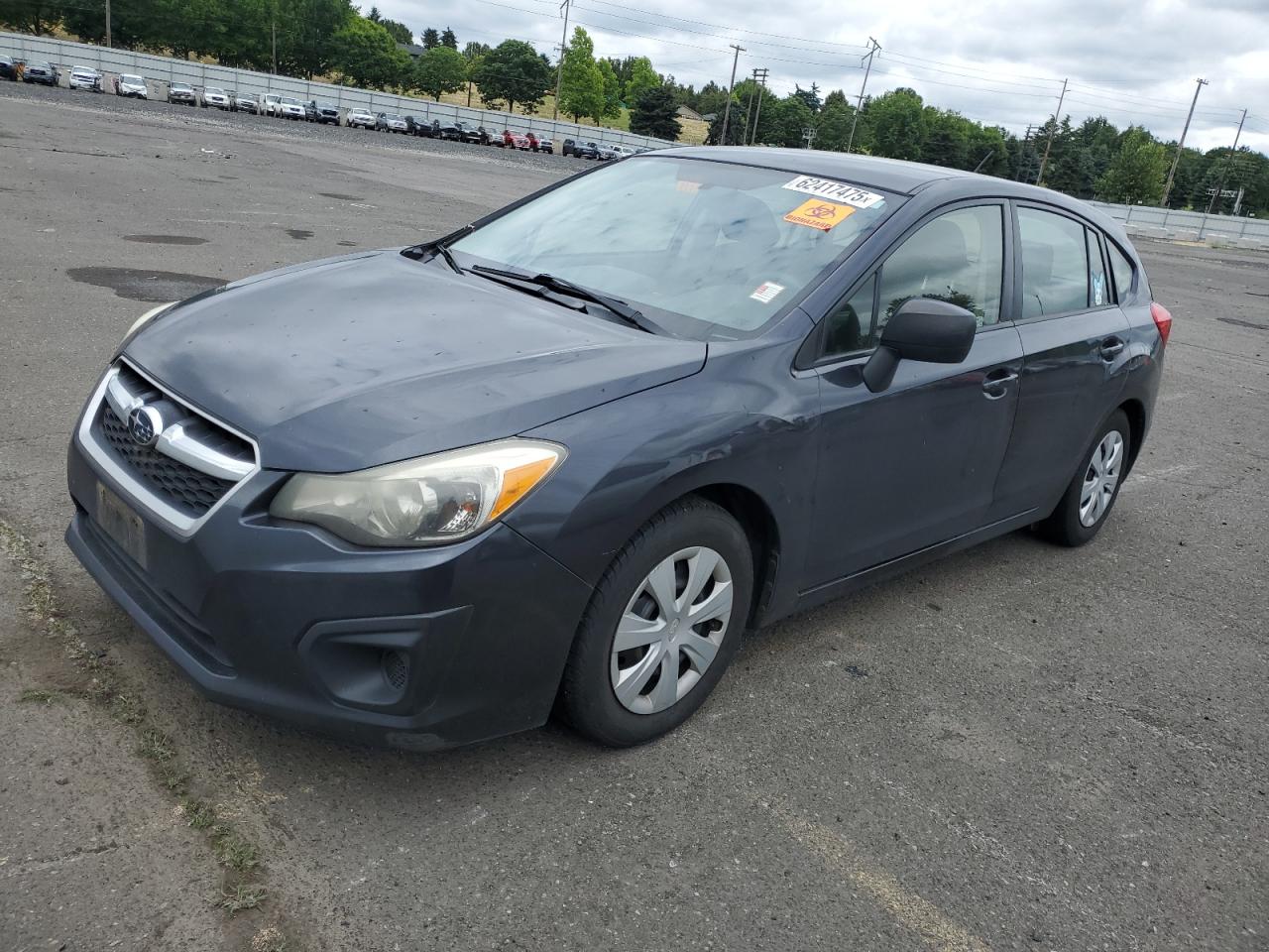 SUBARU IMPREZA 2012 VIN JF1GPAA6XCH237495