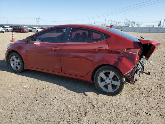  HYUNDAI ELANTRA 2012 Czerwony