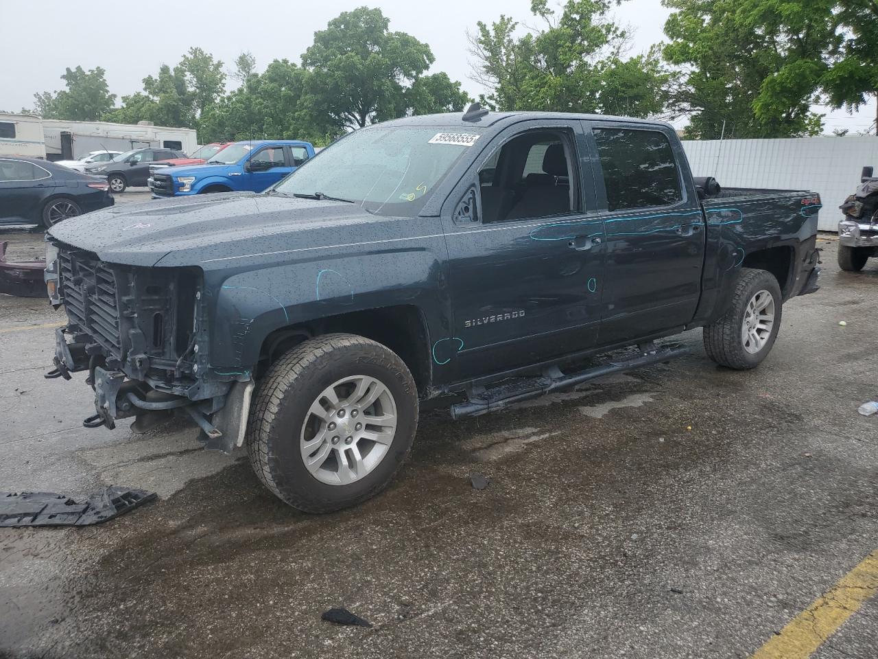 2017 Chevrolet Silverado K1500 Lt на продаже в Bridgeton, MO - Front End