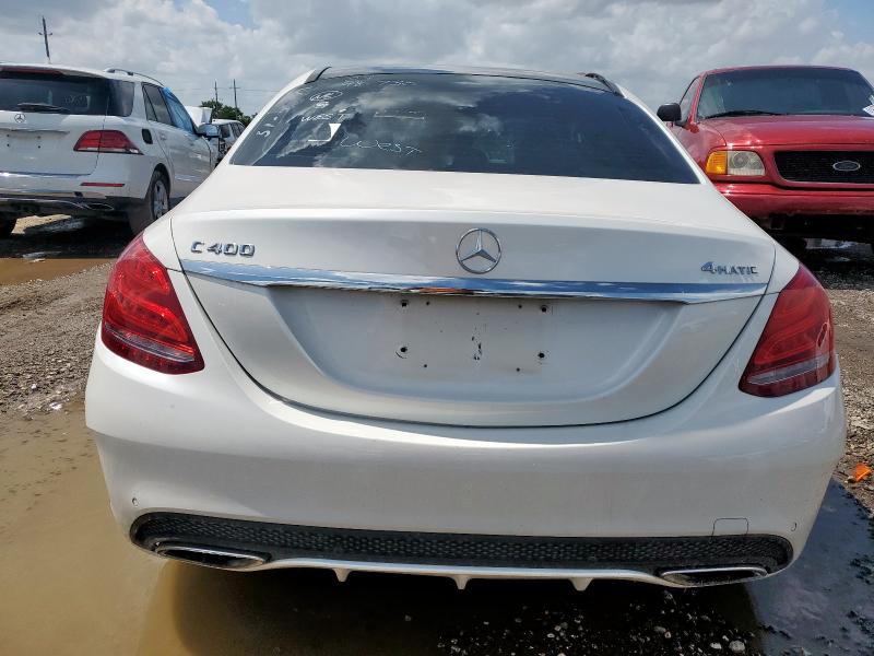 Sedans MERCEDES-BENZ C-CLASS 2015 Biały