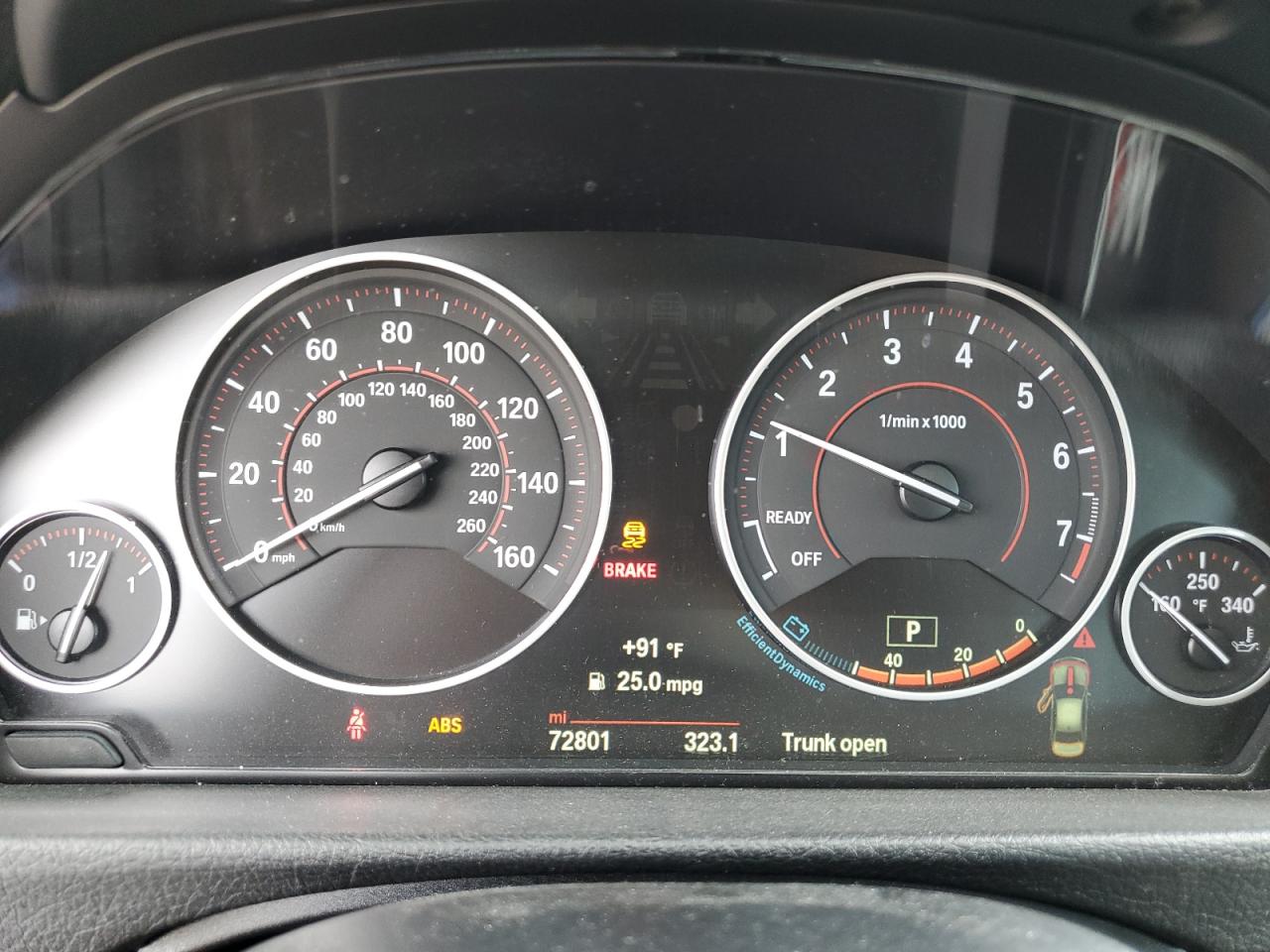 2015 BMW 335 Xi VIN: WBA3B9C51FF588965 Lot: 62951015