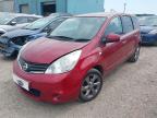 2011 NISSAN NOTE N-TEC for sale at Copart ROCHFORD