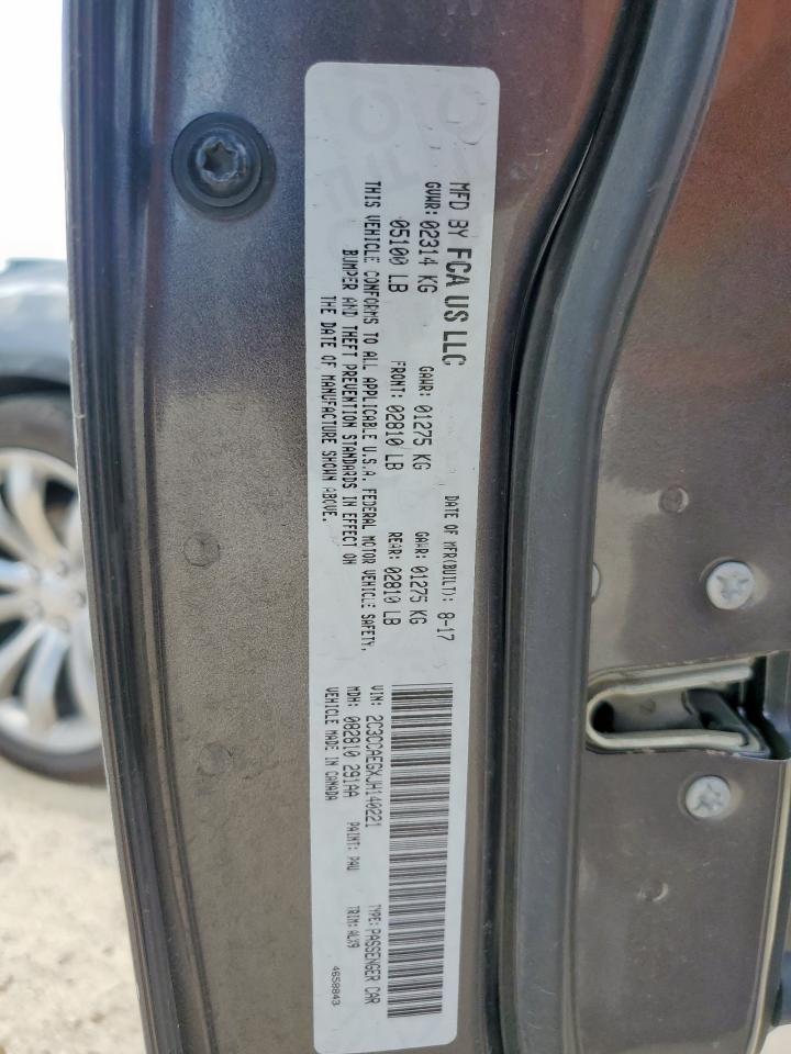 CHRYSLER 300 2018 VIN 2C3CCAEGXJH140221 фото 12