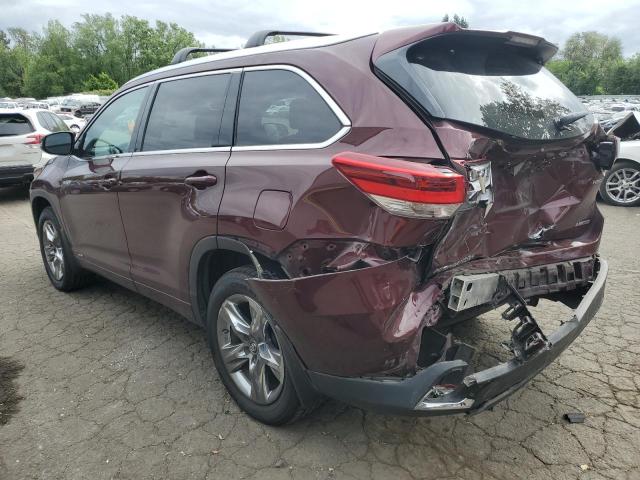 TOYOTA HIGHLANDER 2019 Бургунди
