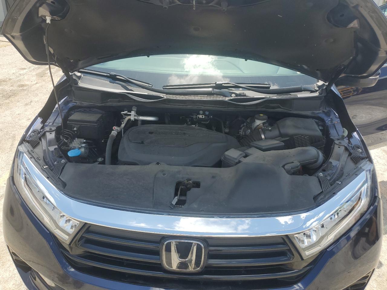 2022 Honda Odyssey Exl VIN: 5FNRL6H79NB064162 Lot: 61810775