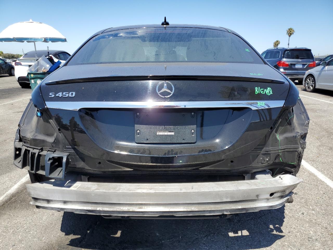 2018 Mercedes-Benz S 450 VIN: WDDUG6GB3JA373834 Lot: 63053525