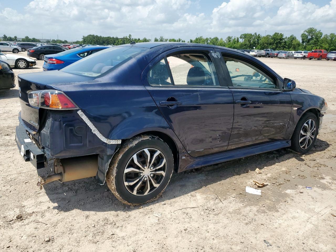 2013 Mitsubishi Lancer Es/Es Sport blue sedan gas JA32U2FU5DU008093 photo #4