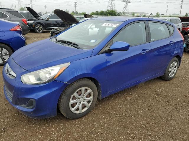 Hatchbacks HYUNDAI ACCENT 2014 Granatowy