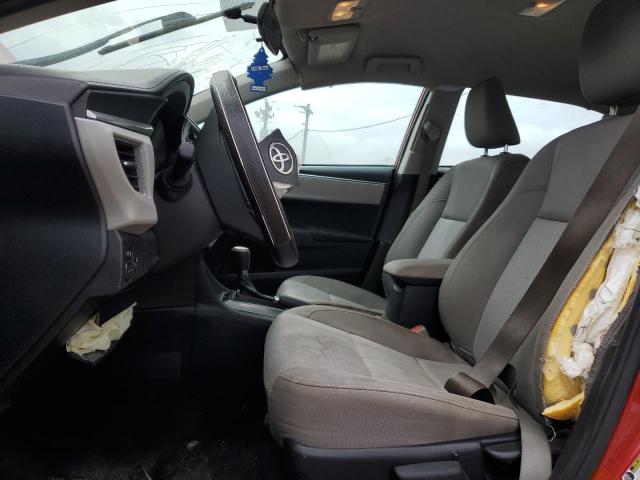  TOYOTA COROLLA 2016 Czerwony