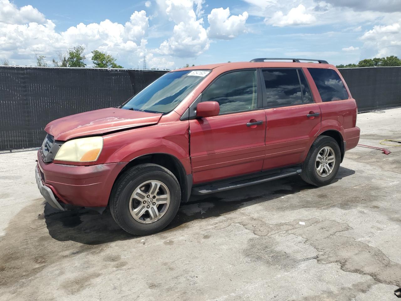 HONDA PILOT 2004 VIN 2HKYF18584H558954