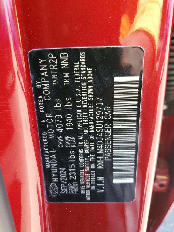 2025 Hyundai Elantra Blue VIN: KMHLM4DJ4SU129717 Lot: 63066885