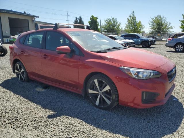  SUBARU IMPREZA 2018 Красный