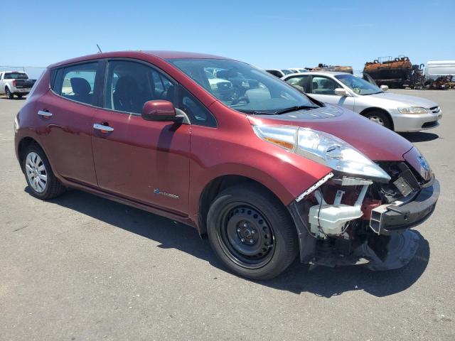  NISSAN LEAF 2017 Maroon