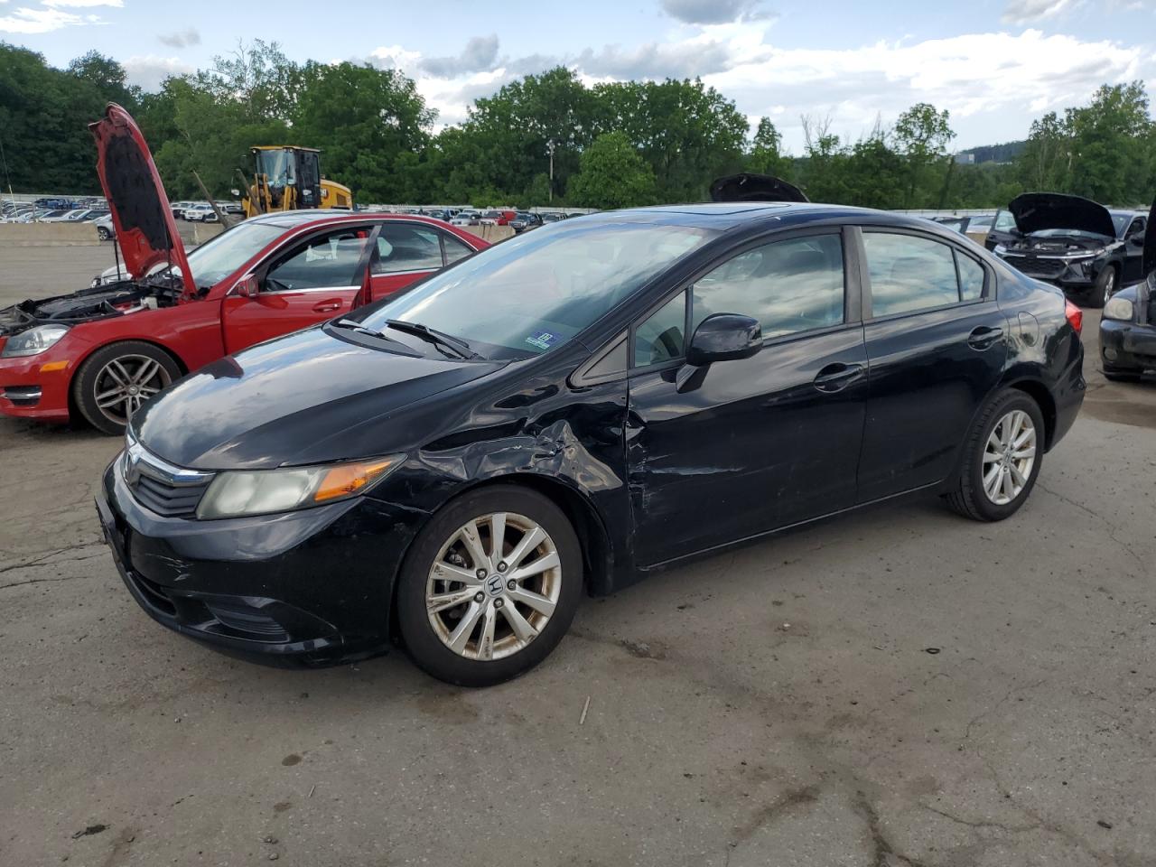 2012 Honda Civic Ex იყიდება Marlboro-ში, NY - Front End
