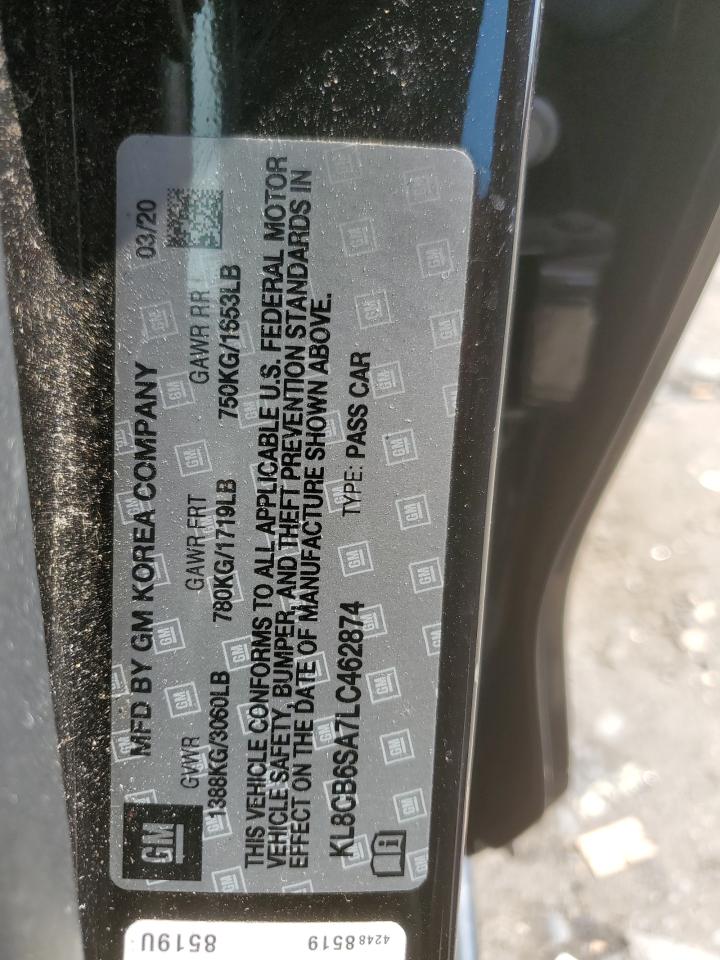 CHEVROLET SPARK 2020 VIN KL8CB6SA7LC462874 photo 12