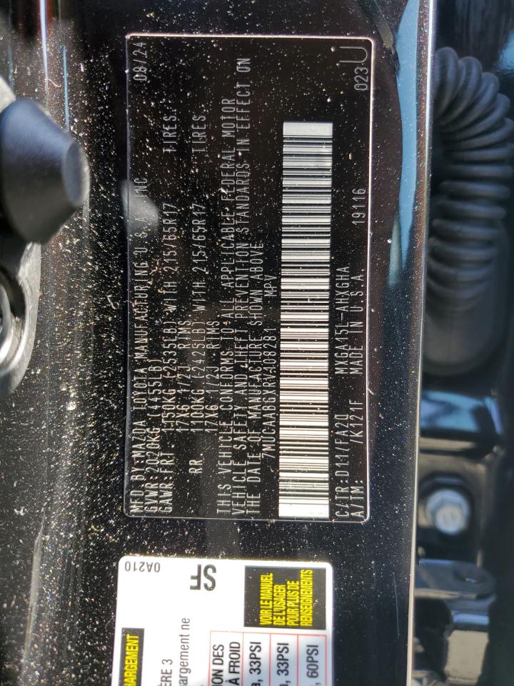 2024 Toyota Corolla Cross Le VIN: 7MUCAABGXRV108281 Lot: 59426715