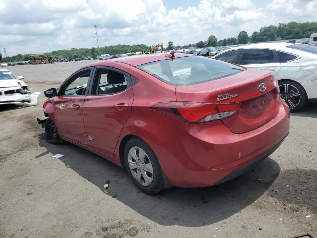  HYUNDAI ELANTRA 2016 Czerwony