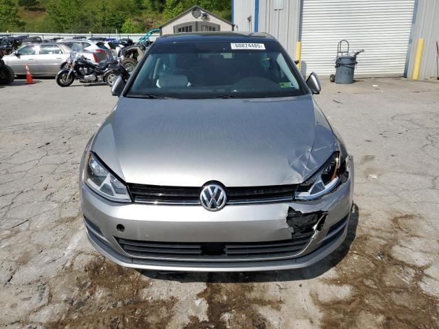Hatchbacks VOLKSWAGEN GOLF 2017 Srebrny
