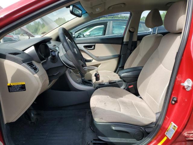  HYUNDAI ELANTRA 2016 Красный