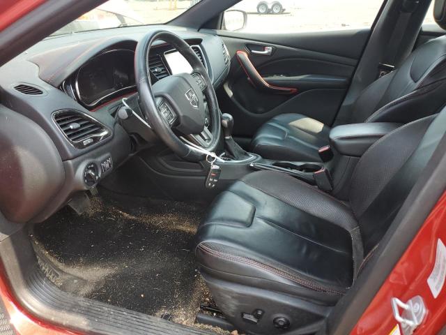 Sedans DODGE DART 2015 Czerwony