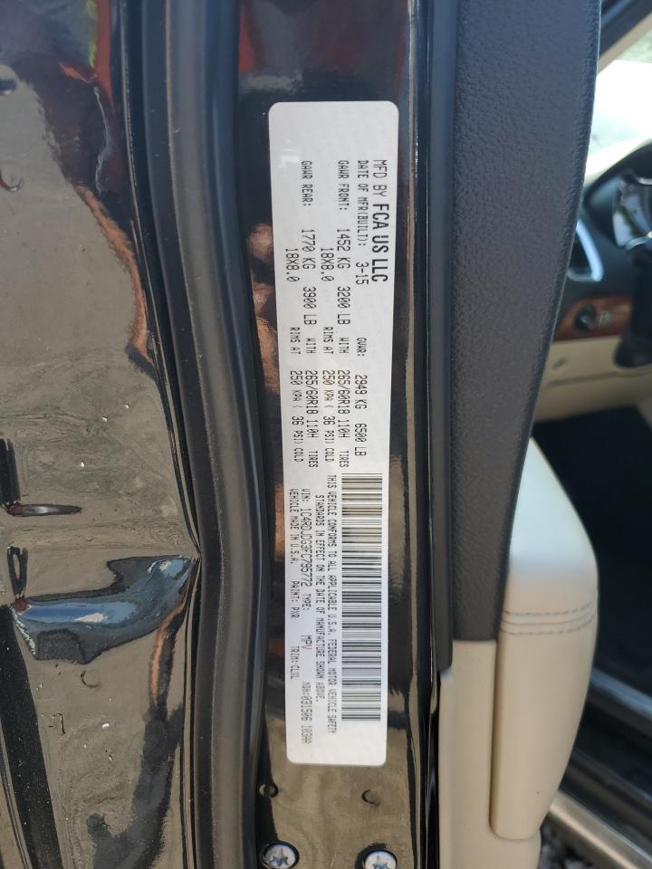 DODGE DURANGO 2015 VIN 1C4RDJDG3FC795772 фото 14