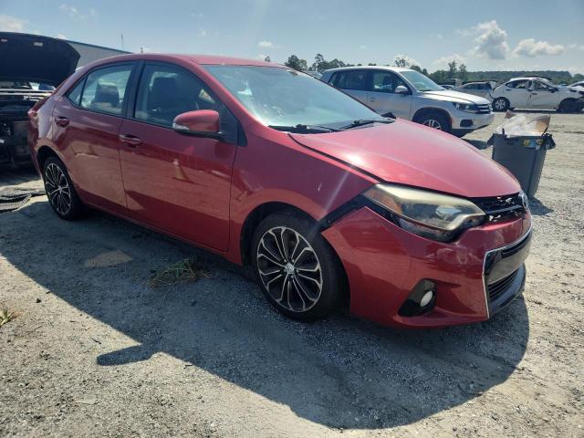 Sedans TOYOTA COROLLA 2015 Red