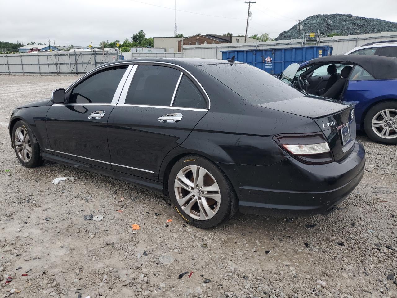 2008 Mercedes-Benz C 300 black sedan gas WDDGF54X88F113081 photo #3