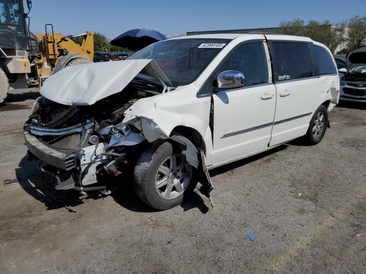 CHRYSLER MINIVAN 2012 VIN 2C4RC1CGXCR124509
