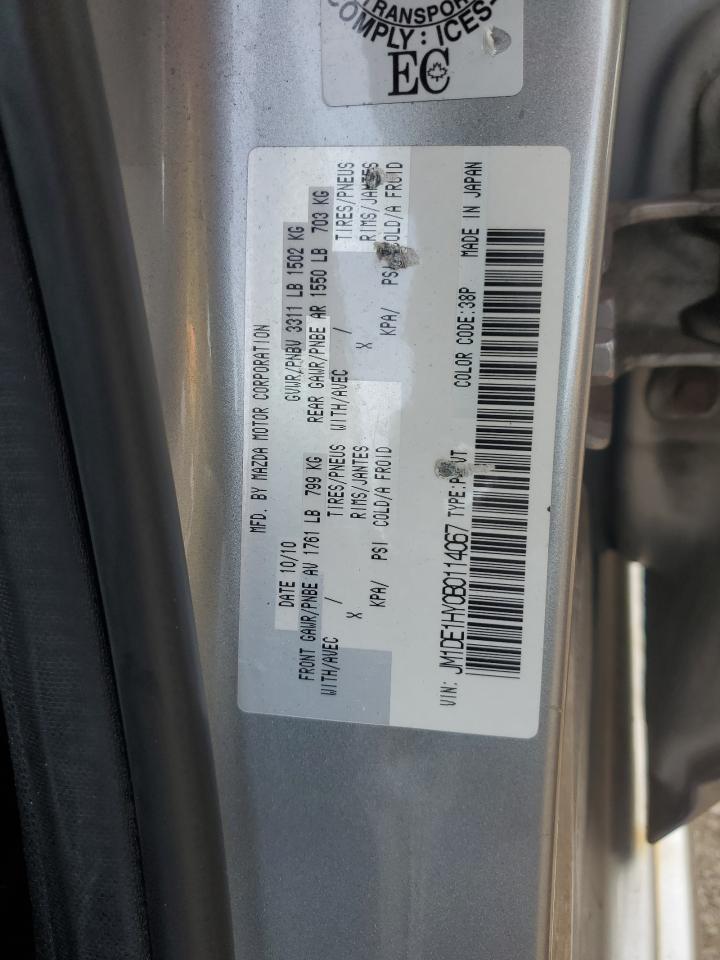 2011 Mazda Mazda2 VIN: JM1DE1HY0B0114067 Lot: 61058335