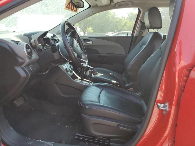 Hatchbacks CHEVROLET SONIC 2015 Red